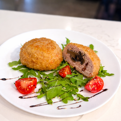 Chicken cutlets w/mushrooms