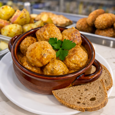 chicken meatballs in sauce