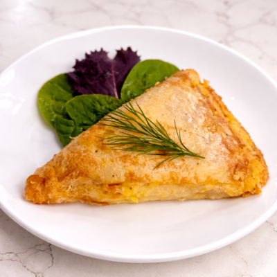 Crepes w/ chicken minced