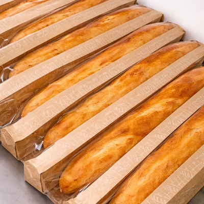 Home baked baguette